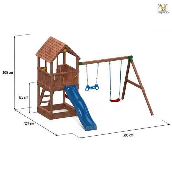 Продукт Fungoo JOY+MOVE+STEP ON+FREE TIME - детска площадка - 0 - BG Hlapeta